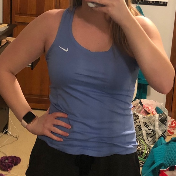 Nike Tops - Nike Dri-Fit Athletic Tank Top Light Blue Size XS